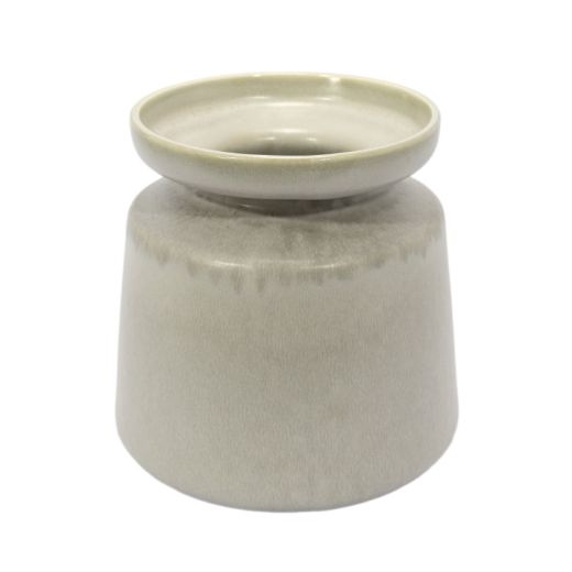 Vaso Em Ceramica Cinza P 36191 SR11007