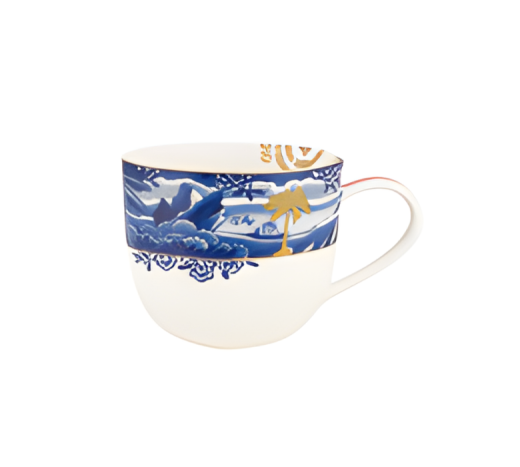 Caneca Pequena Border Azul SR10984