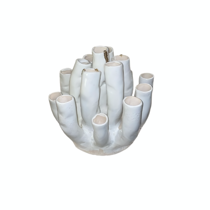 Candelabro Coral Branco SR10148