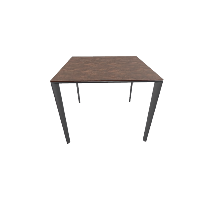 Mesa De Jantar Slim Quadrada Fórmica Ts