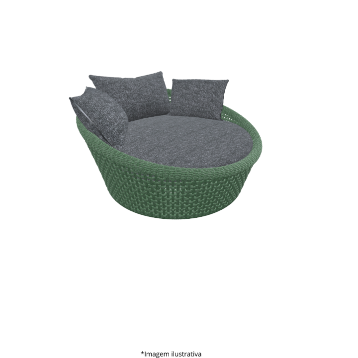 Chaise Mesh Corda Mix - Compacto