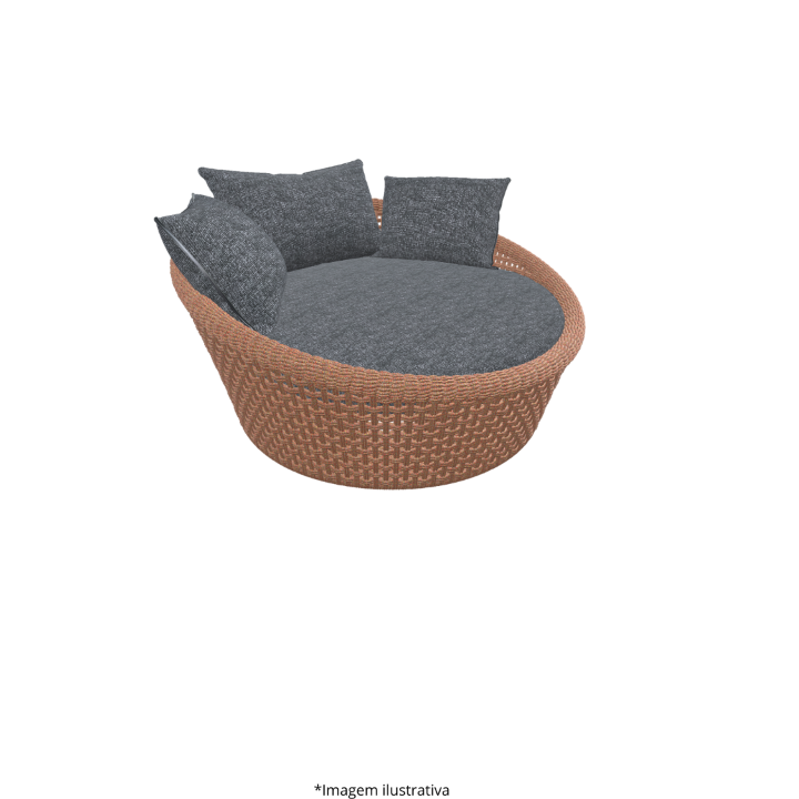 Chaise Mesh Fibra - Compacto