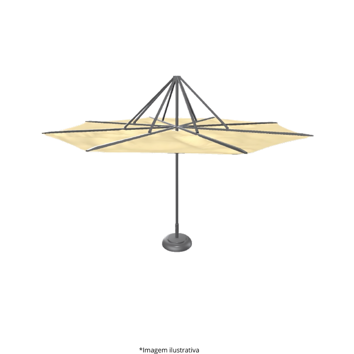 Ombrelone Amendoeira Octogonal Com Base