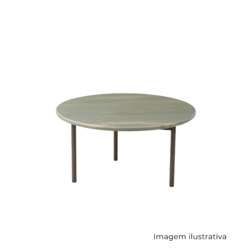 Mesa de Centro Slim Redonda Granito SR1277