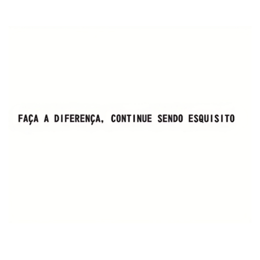 Azulejo Faca a Diferenca, Continue Sendo Esquisito SR10893