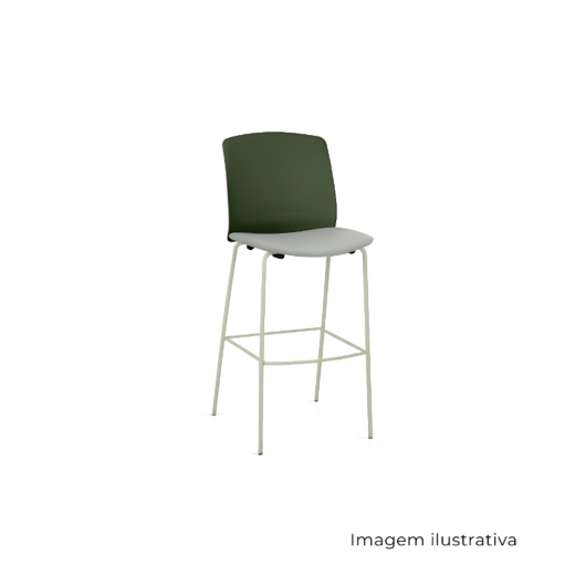 Banqueta Satz Assento Estofado Estrutura Metal